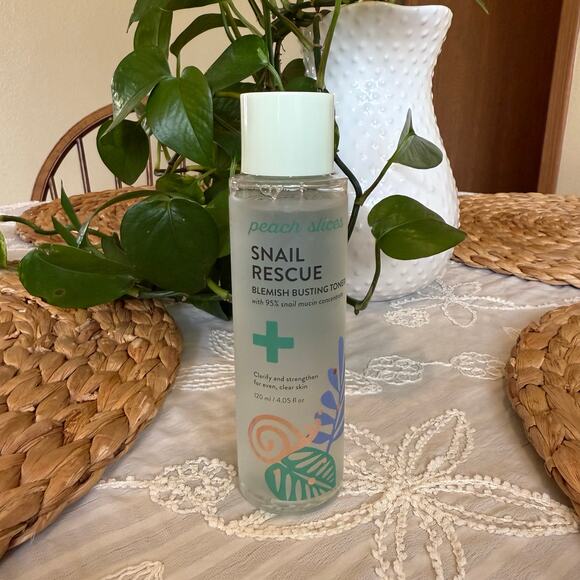 NEW Peach Slices | Snail Rescue Blemish Busting Toner & Oil Free Moisturizer - Picture 5 of 5